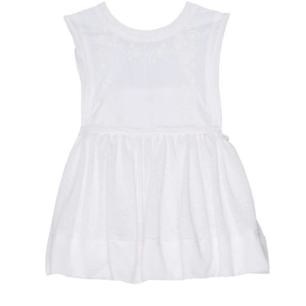 White Sleeveless Dress